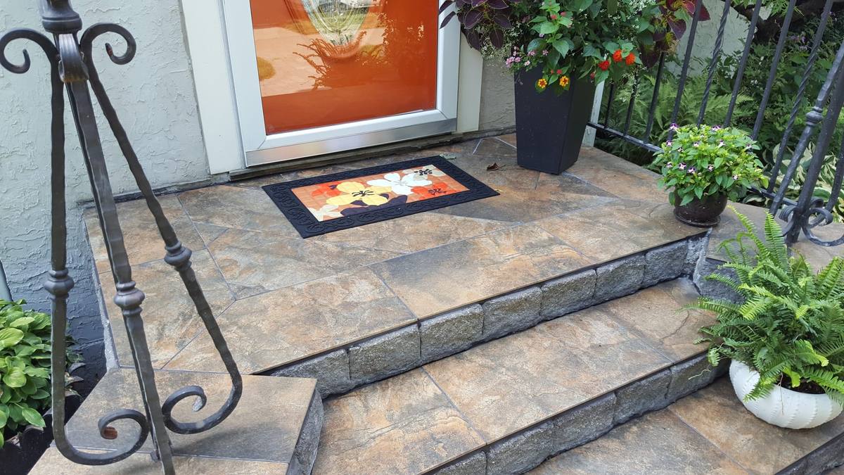 Tile project by PhD Home Solutions — exterior tile